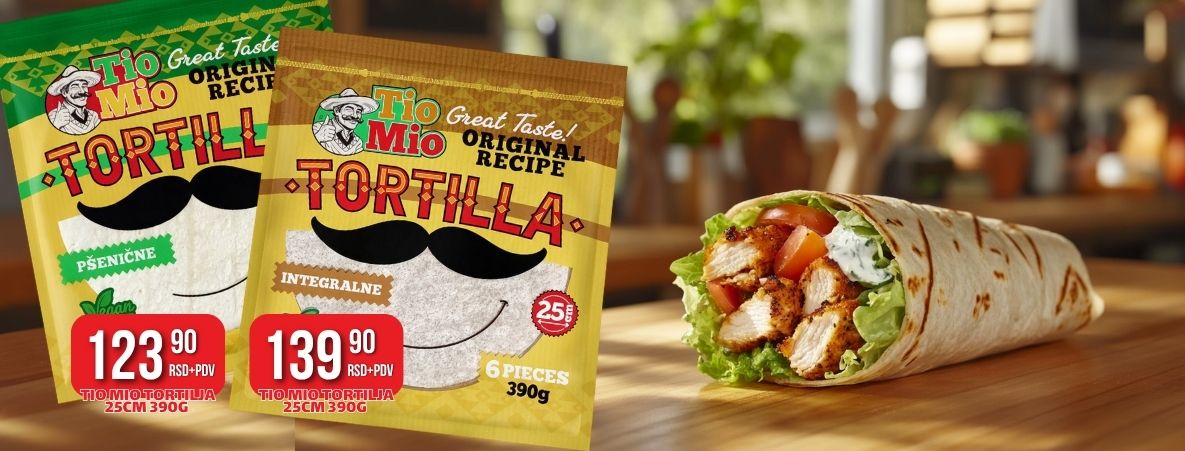TIO MIO TORTILJA 25CM